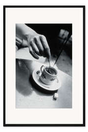 Gerahmter Kunstdruck Kaffeetasse, Paris