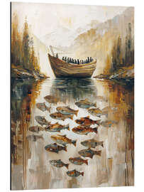 Magnettafel Segeln in die Gelassenheit