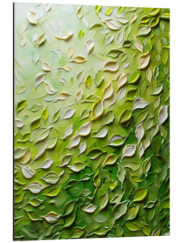 Cuadro de aluminio Fresh Leaves