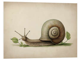 Stampa su PVC Vintage Snail