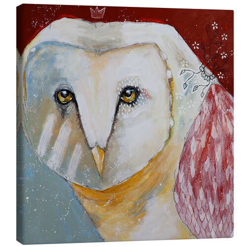 Canvas print A mystical owl queen