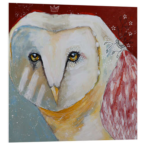 Foam board print A mystical owl queen