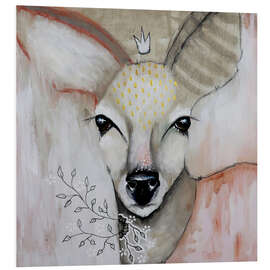 Foam board print Tranquility deer