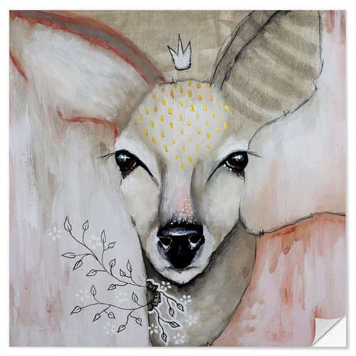 Vinilo para la pared Tranquility deer