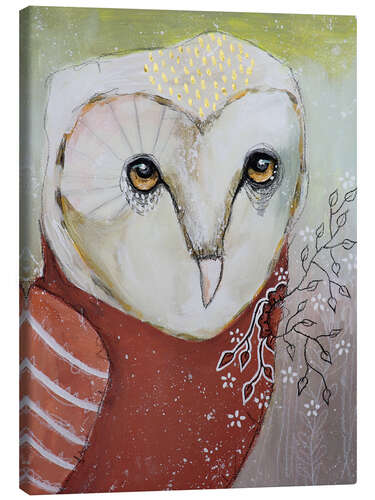 Canvas print Woodland spirit owl