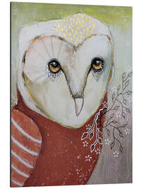 Magnettafel Eule Waldgeist