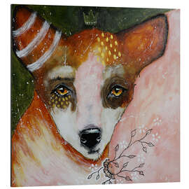 Magnettafel Schläfriger Fuchs