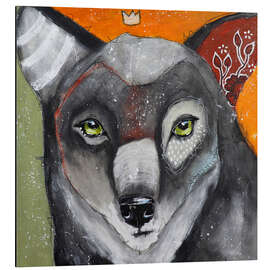 Magnettafel Mystischer Wolf