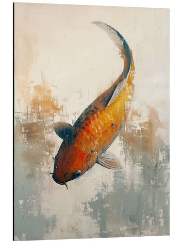 Tableau en aluminium Goldfish