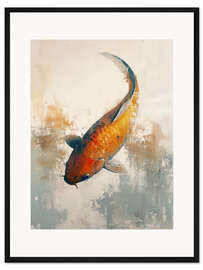 Gerahmter Kunstdruck Goldfisch