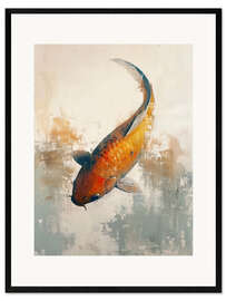 Gerahmter Kunstdruck Goldfisch