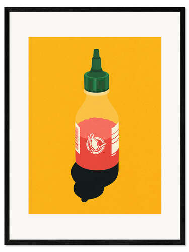 Impresión de arte enmarcada Chilli Sauce