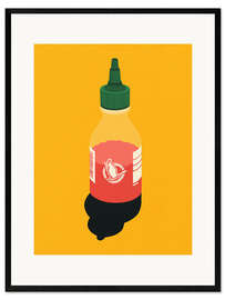 Impresión de arte enmarcada Chilli Sauce