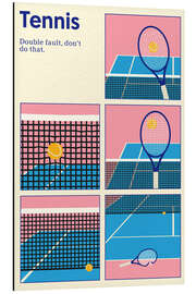 Magnettafel Tennis Doppelfehler