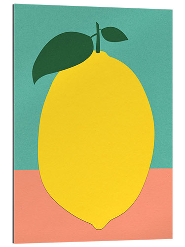 Gallery print Lemon With Two Leaves