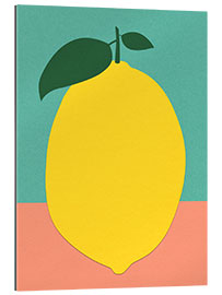 Gallery print Lemon With Two Leaves