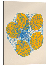 Galleriprint Five Lemons In A Net Bag