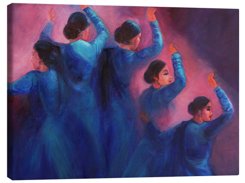 Canvas print Kathak dancers