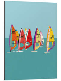 Magnettafel Windsurfen in der Ostsee