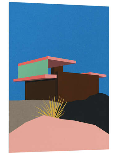 Foam board print Kaufmann Desert House