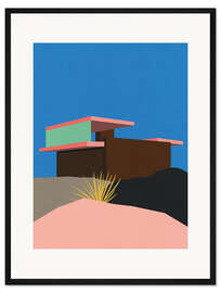 Gerahmter Kunstdruck Kaufmann Desert House