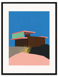 Impression artistique encadrée Kaufmann Desert House