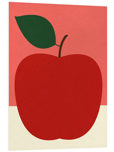 Foam board print Red Apple