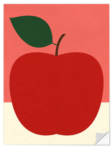 Wall sticker Red Apple