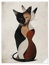 Wall sticker Vintage Cat Collage