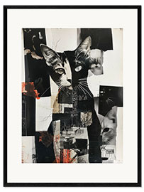 Gerahmter Kunstdruck Cat's eyes