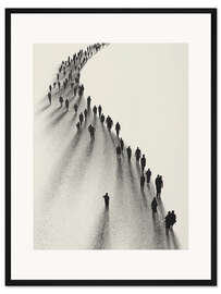 Gerahmter Kunstdruck Die Menge