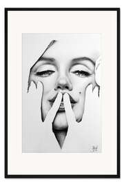 Gerahmter Kunstdruck Marilyn Monroe