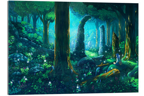 Gallery print Ancient Kodama forest