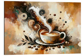 Magnettafel Duftende Kaffeetasse