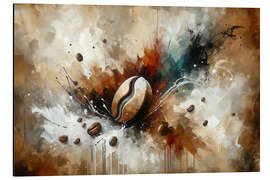 Magnettafel Abstrakte Komposition Kaffeebohne