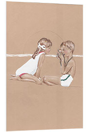 Quadro em PVC Beach games