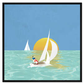 Gerahmter Kunstdruck Gefühle der Freiheit