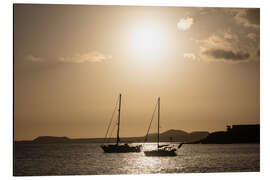 Magnettafel Goldenes Licht