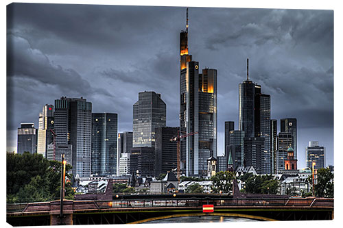 Obraz na płótnie Skyline Frankfurt am Main III