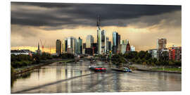 PVC-tavla Skyline Frankfurt am Main I