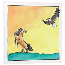 Magnettafel Wildpferdeleben II