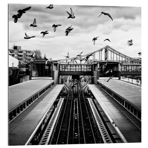 Gallery print Gesundbrunnen, View of Swinemuend Bridge, Berlin