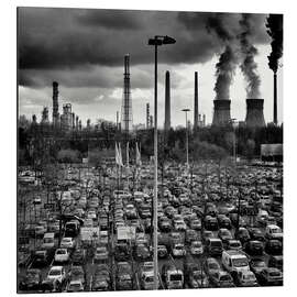 Magnettafel Wesseling, Rheinland Raffinerie