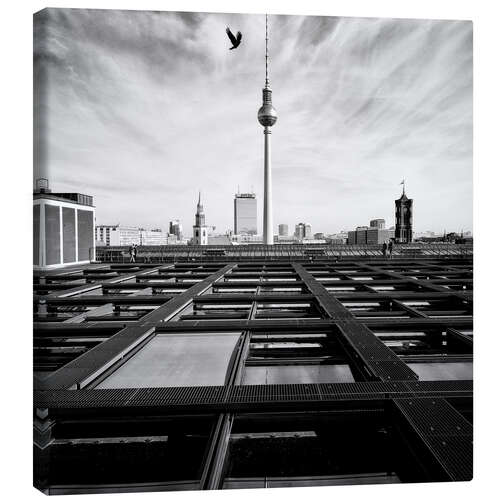 Tableau sur toile View of the Television Tower, Berlin