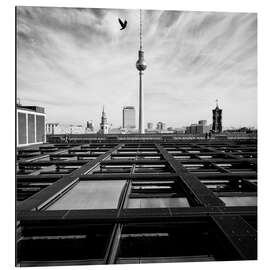 Magnettafel Blick auf dem Fernsehturm, Berlin
