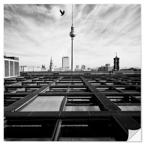 Wall sticker View of the Television Tower, Berlin