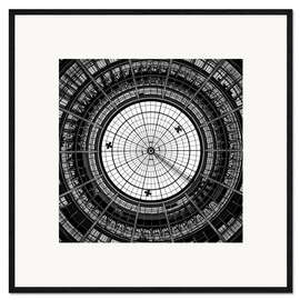 Framed art print Inner Courtyard, Looking Up, Koppenstr., Berlin
