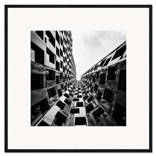 Kehystetty taidepainatus Looking Up, Facade, Kantstr., Berlin