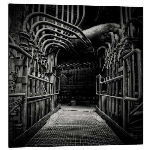 Gallery print Twisted Pipes in a Blast Furnace