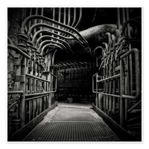 Póster Twisted Pipes in a Blast Furnace